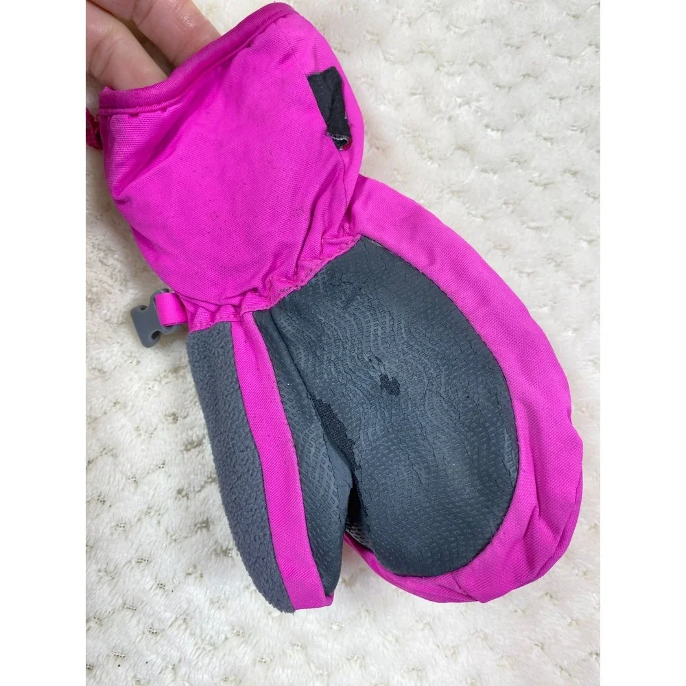 HEAD Girls Jr Ski Mittens Insulated Purple Pink XS Childs Age 2-4 Outlast